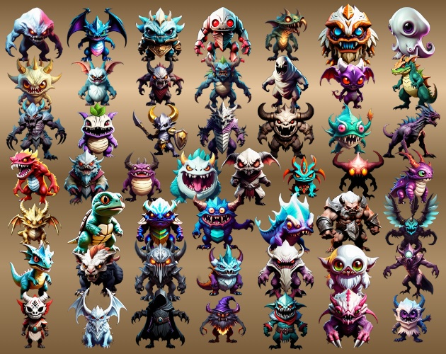 RPG モンスター 50種パック 第09弾