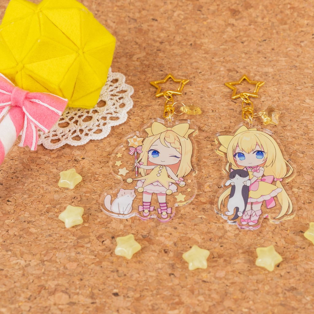 くくさまと猫🐈アクリルキーホルダー