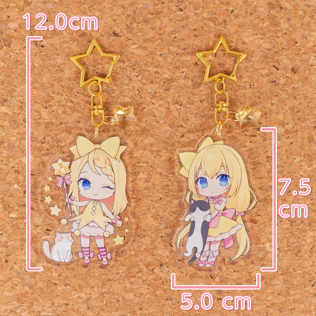 くくさまと猫🐈アクリルキーホルダー