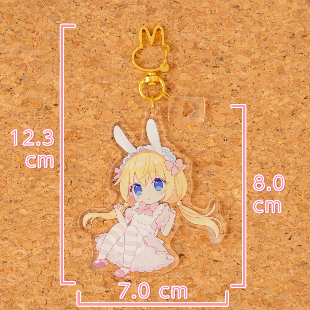 アリスくくさま🐰両面アクリルキーホルダー