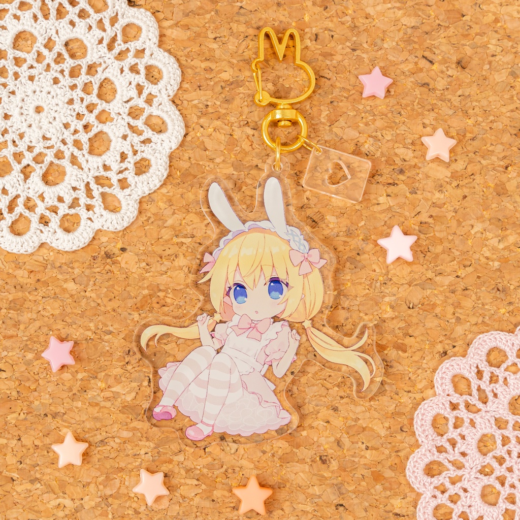 アリスくくさま🐰両面アクリルキーホルダー