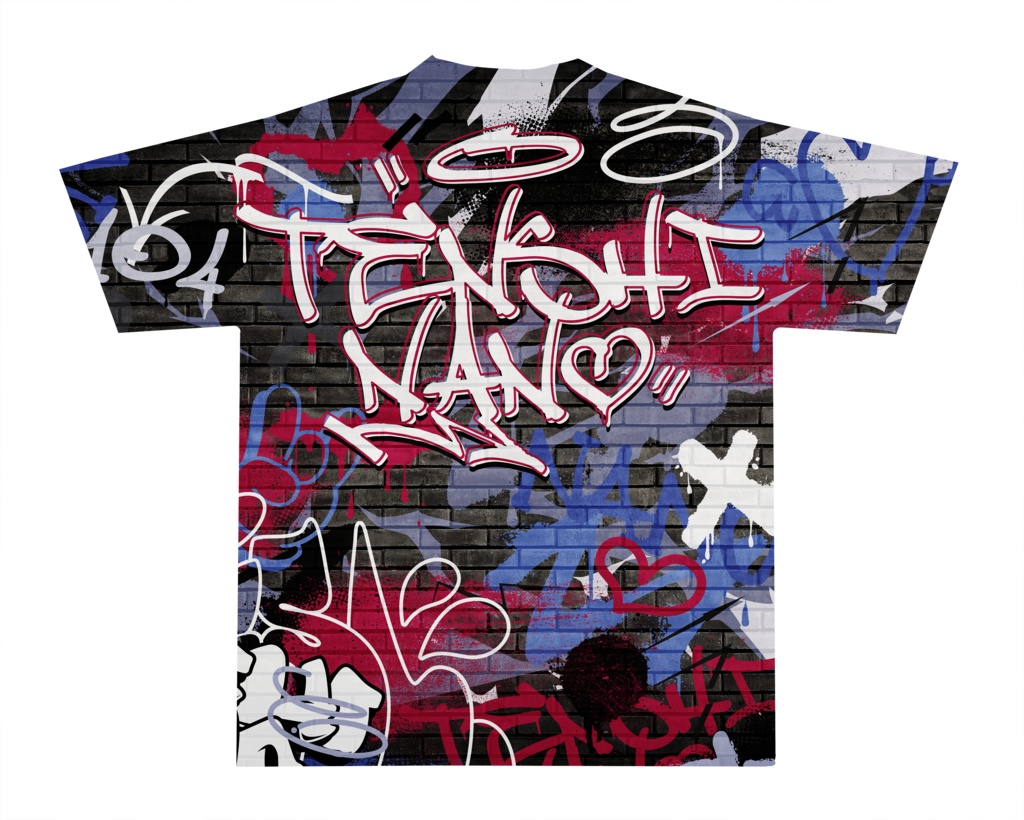 【常設グッズ】天使なのフルグラフィックTシャツ