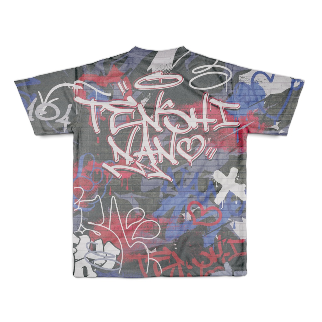 【常設グッズ】天使なのフルグラフィックTシャツ