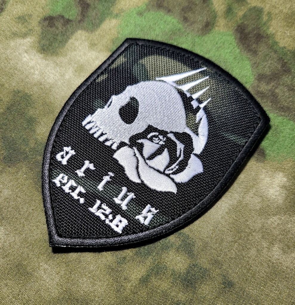 アリウス分校 盾型パッチ(マルチカムブラック)