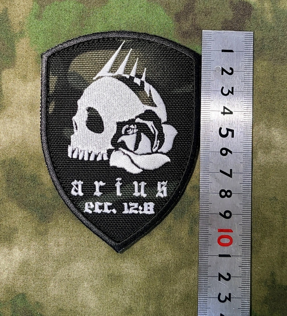 アリウス分校 盾型パッチ(マルチカムブラック)