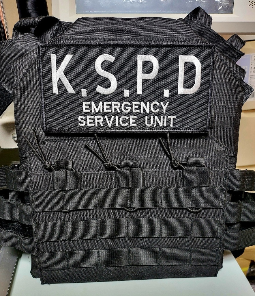KSPD ESU プレキャリ用フロントパッチ(ラージサイズ/194mm)