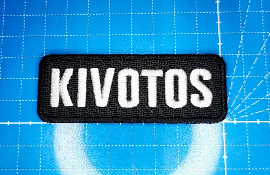 「KIVOTOS」「KSPD」 ネームパッチ(ベルクロ付)