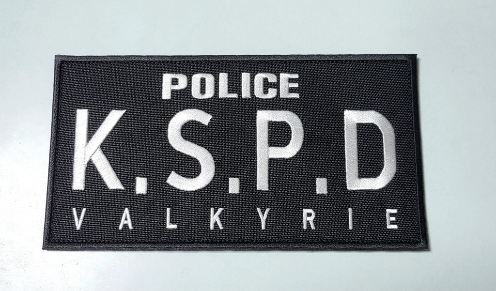 KSPD VALKYRIE フロント・バックパッチ(194mm/ベルクロ付)