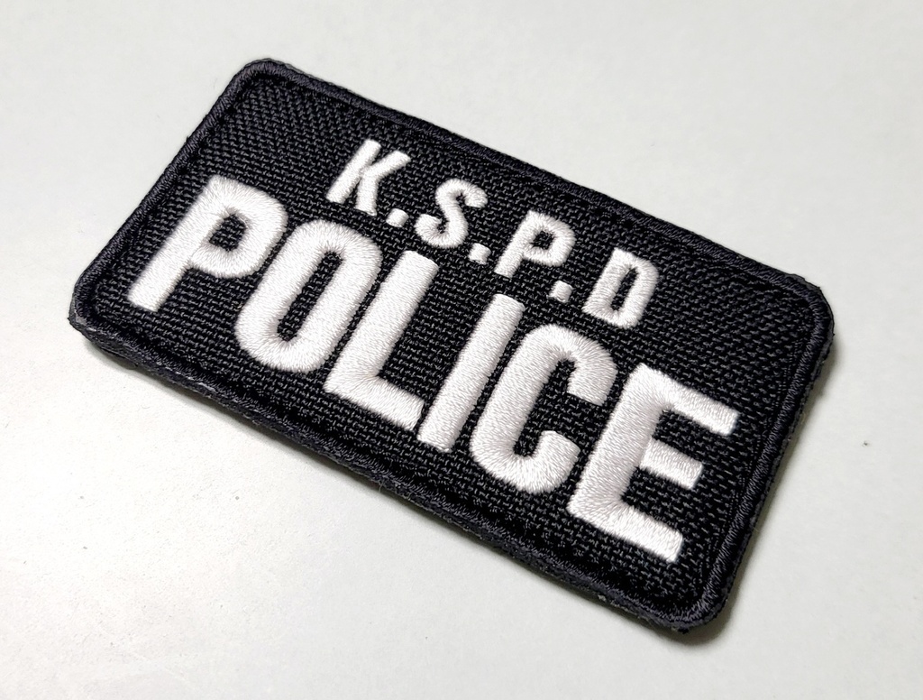 「POLICE KSPD」 ネームパッチ(ベルクロ付)
