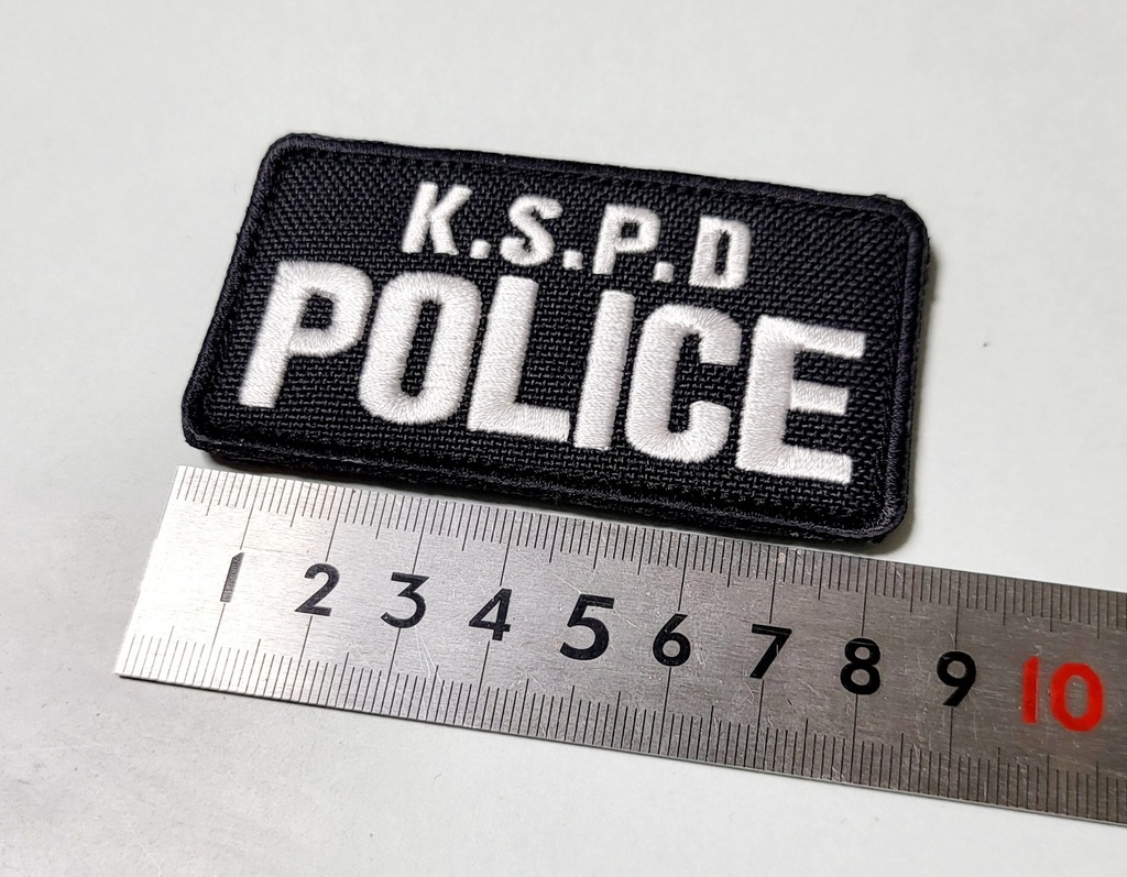 「POLICE KSPD」 ネームパッチ(ベルクロ付)