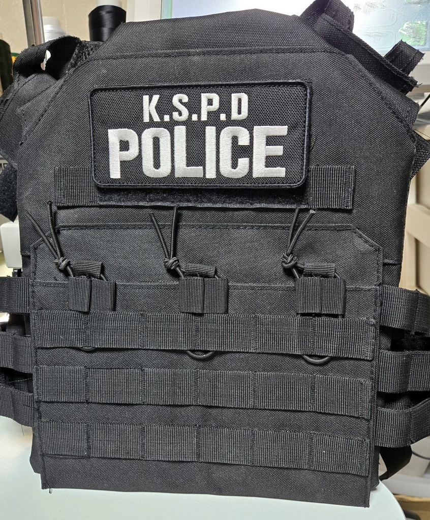 KSPD POLICE 135mm幅 フロントパッチ(ベルクロ付)