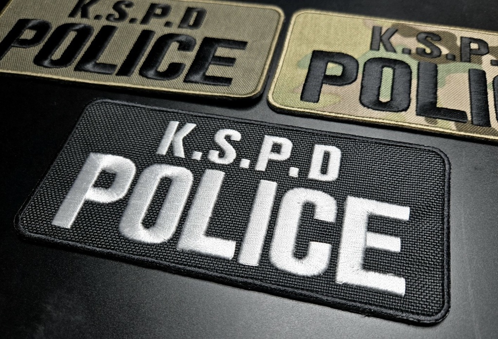 KSPD POLICE  135mm幅 フロントパッチ（ベルクロ付）