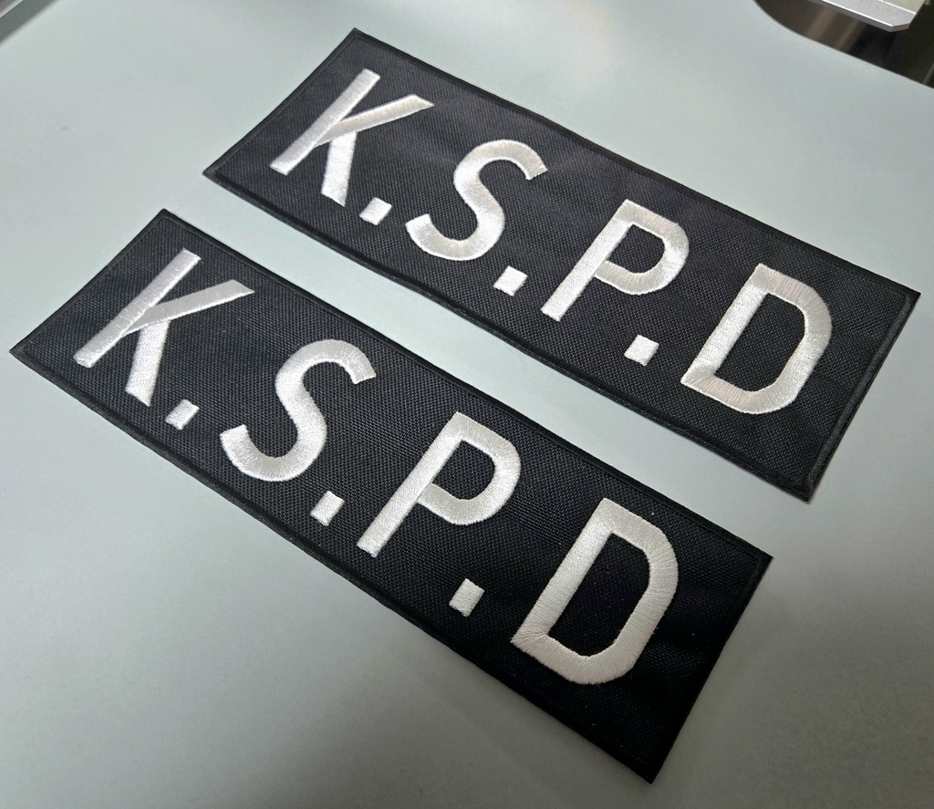 KSPD バックパッチ(幅245mm x 93mm)