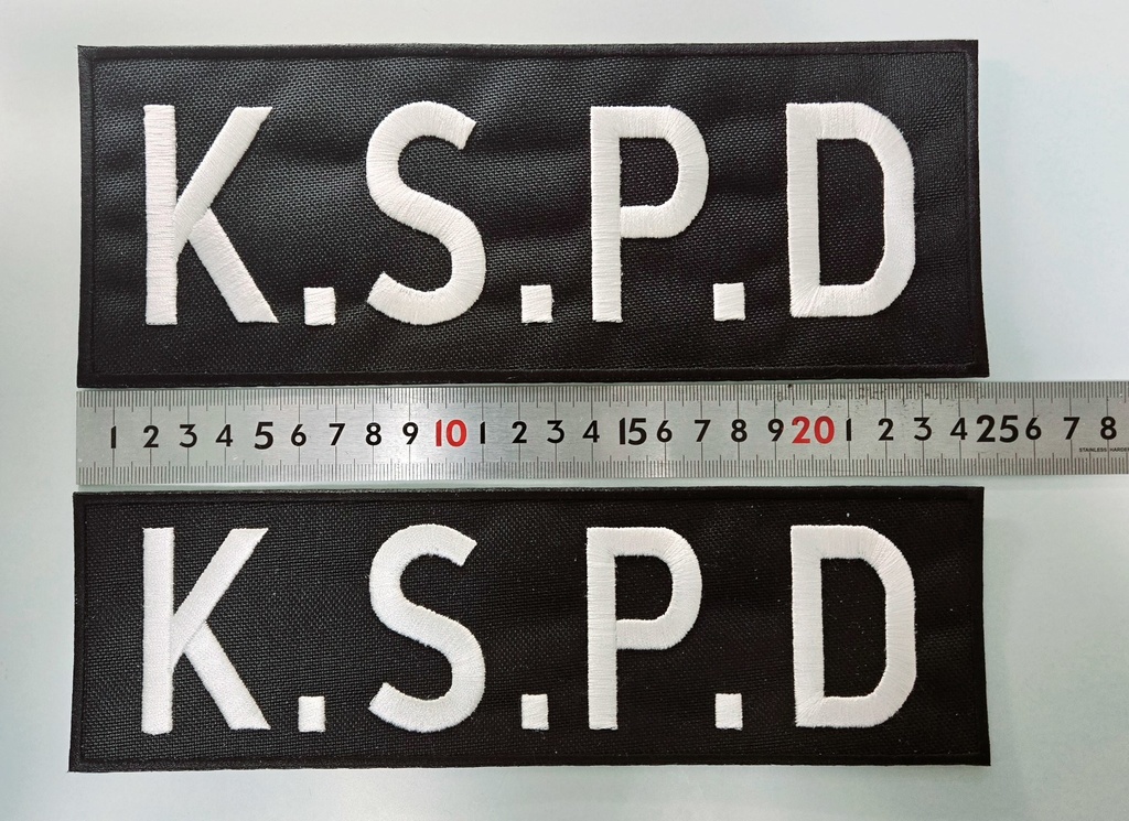 KSPD バックパッチ(幅245mm x 93mm)