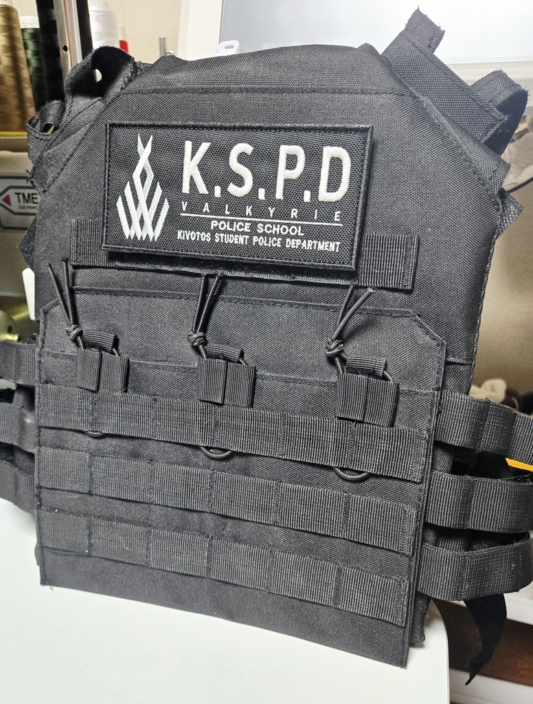 KSPDフロントパッチ 150x70mm(ベルクロ付)