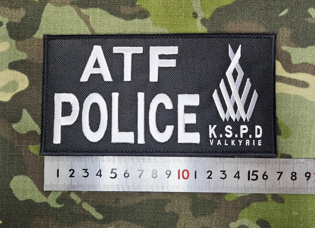 KSPD ATF フロントパネルパッチ(165xx87mm)