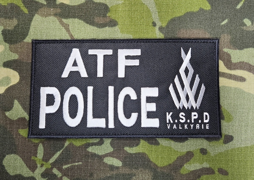 KSPD ATF フロントパネルパッチ(165xx87mm)