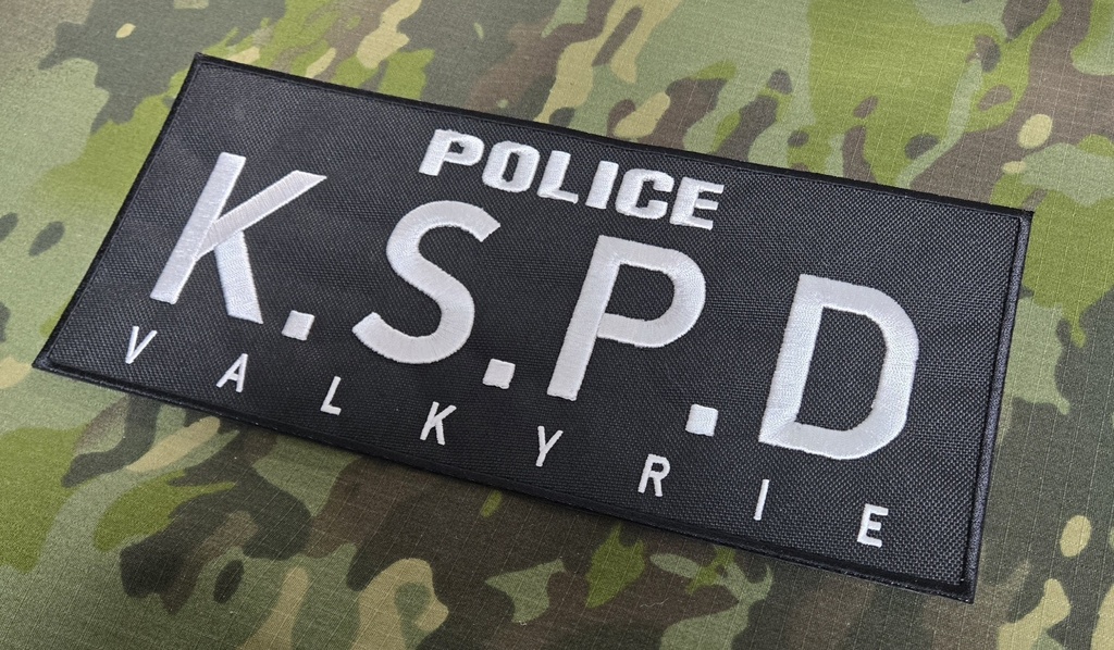 KSPD VALKYRIE バックパッチ(277x123mm)
