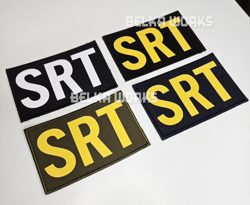 【DTF】SRT パッチ(80mm/ベルクロ付)