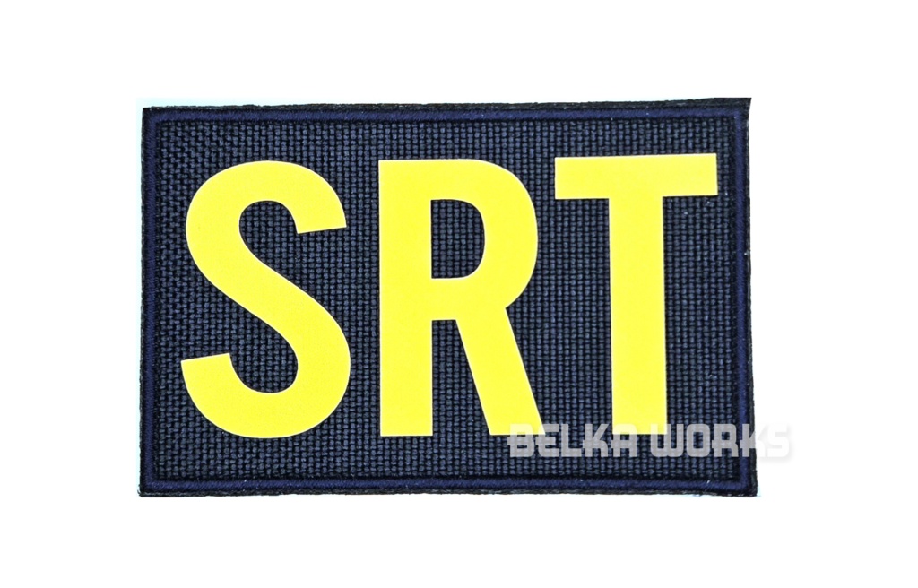 【DTF】SRT パッチ(80mm/ベルクロ付)