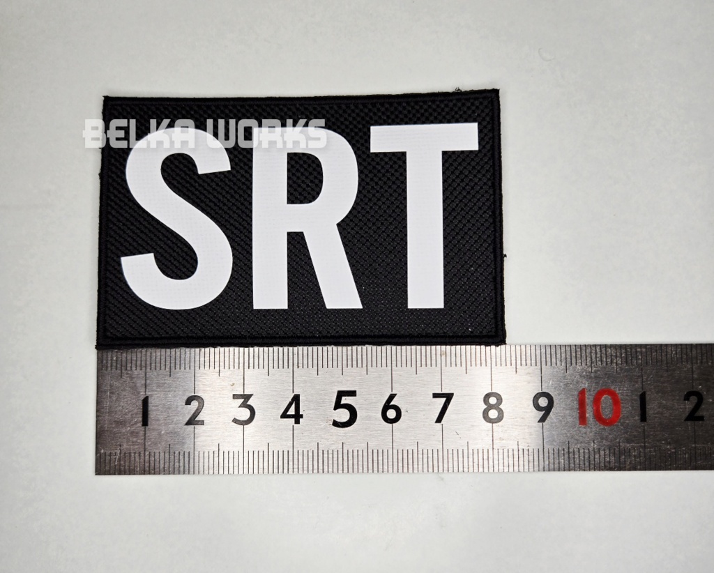 【DTF】SRT パッチ(80mm/ベルクロ付)