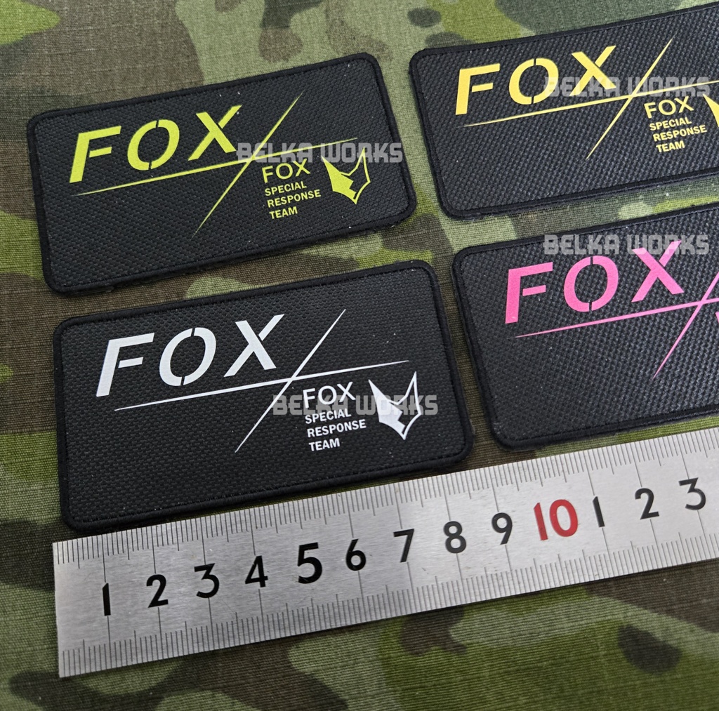 【DTF】FOX小隊 フラックパッチ(85mm/ベルクロ付)