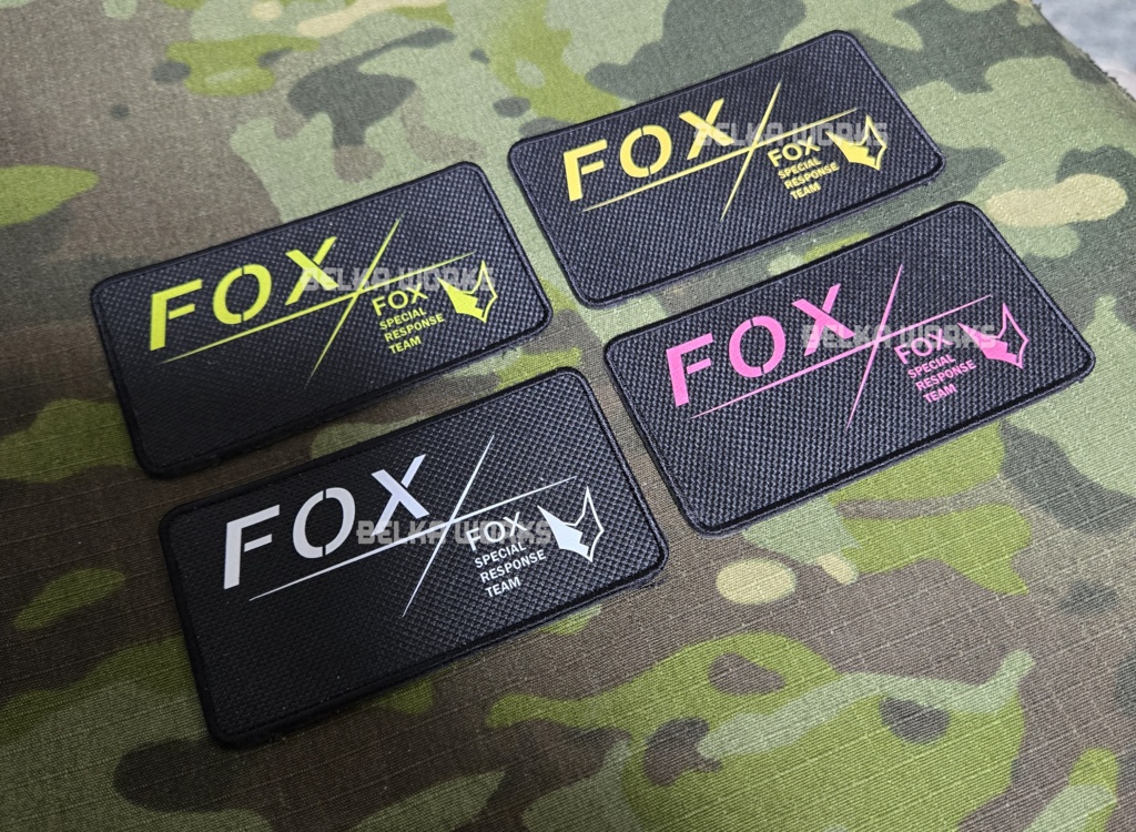 【DTF】FOX小隊 フラックパッチ(85mm/ベルクロ付)