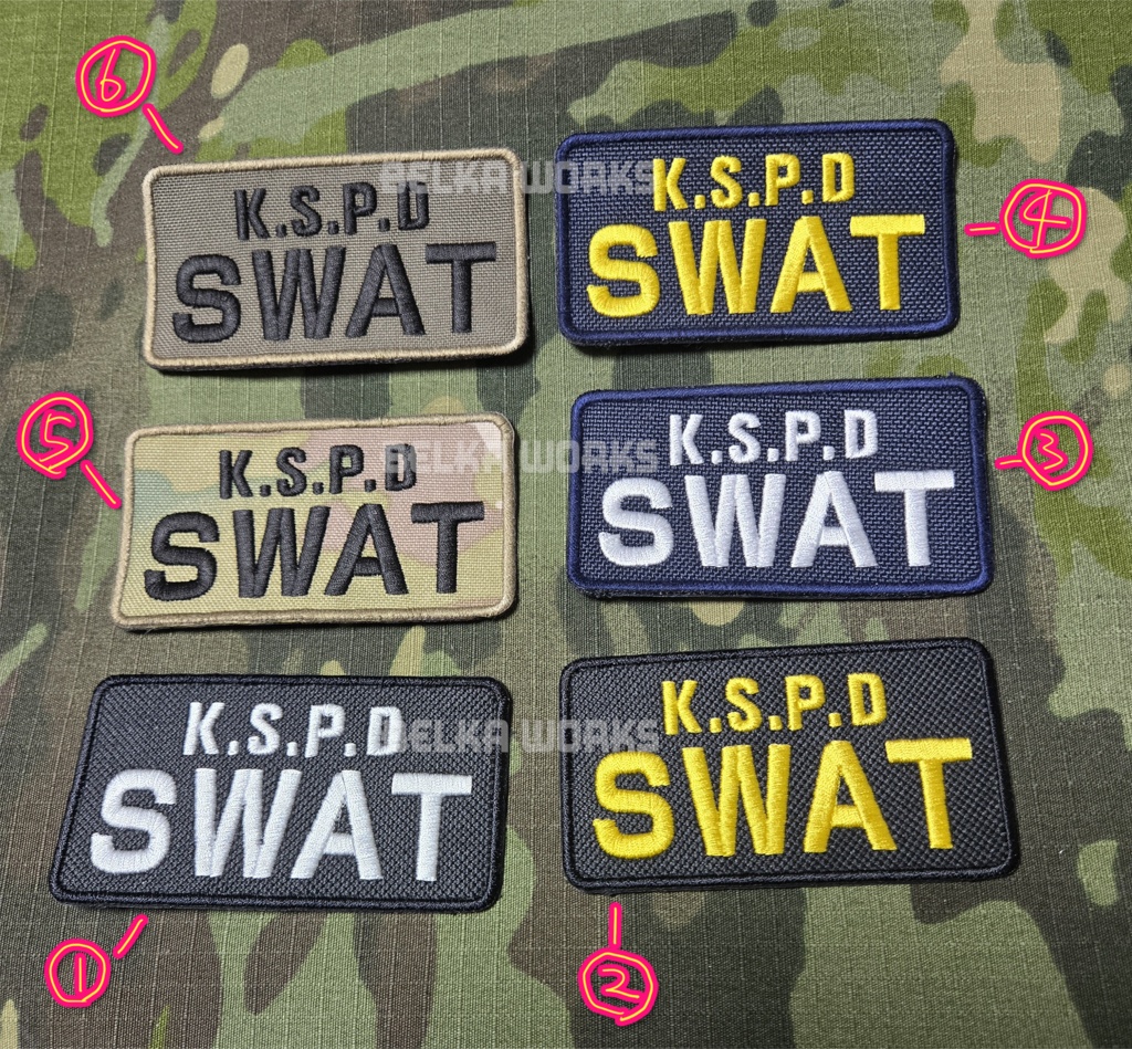 SWAT アクセサリーパッチ(ベルクロ付)