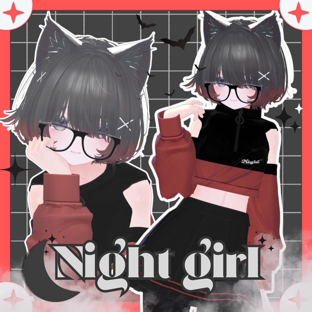 【3日間限定セール!!!!!】 真夜中少女 - Night girl 【6アバター対応】