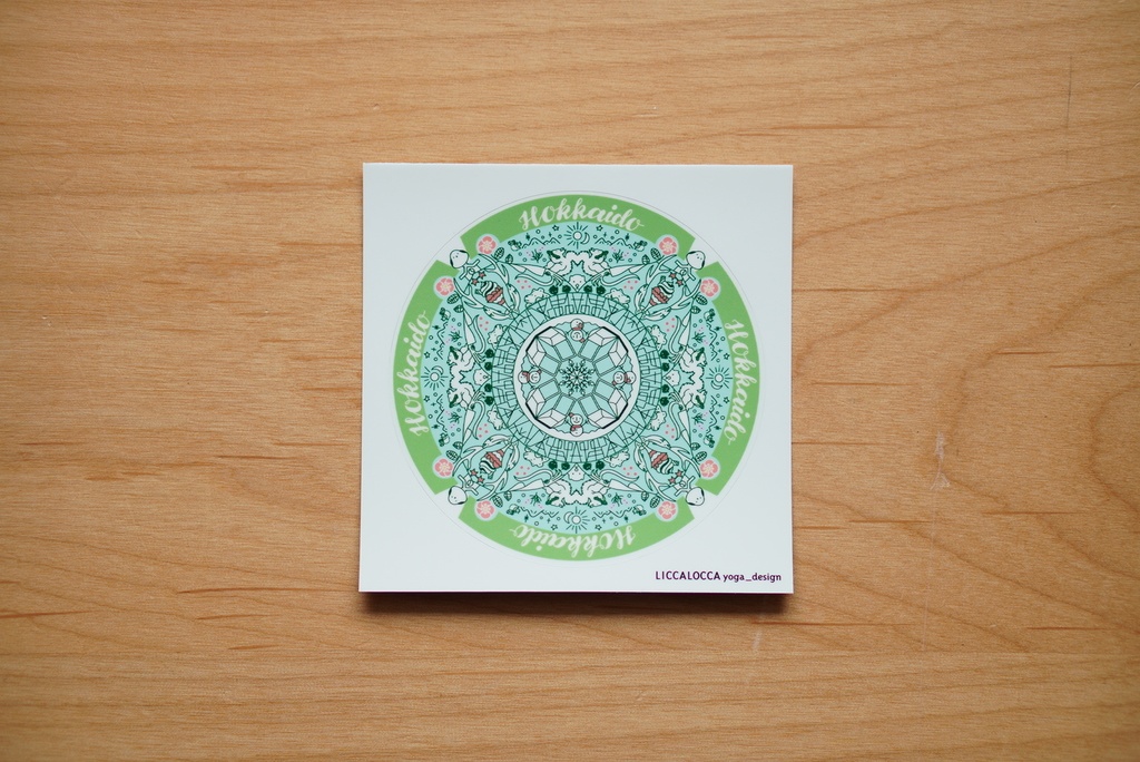 夏色 | 北海道曼荼羅ステッカー