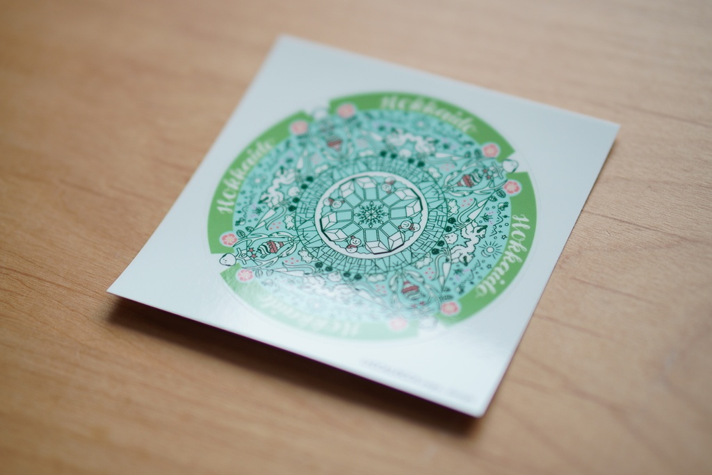 夏色 | 北海道曼荼羅ステッカー