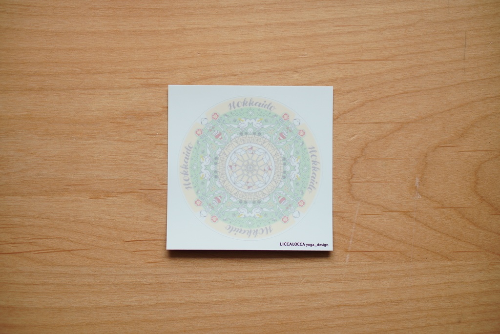 淡色 | 北海道曼荼羅ステッカー