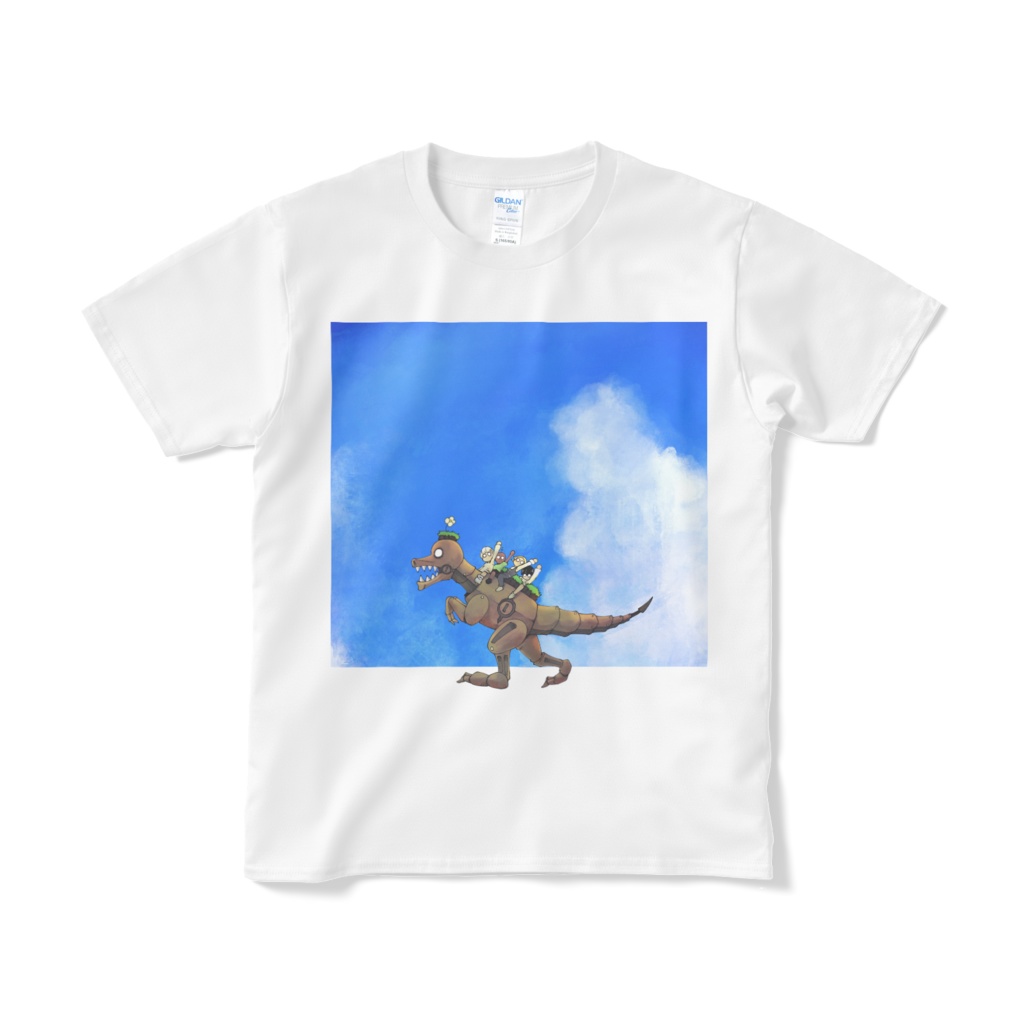 恐竜とおさんぽシャツ