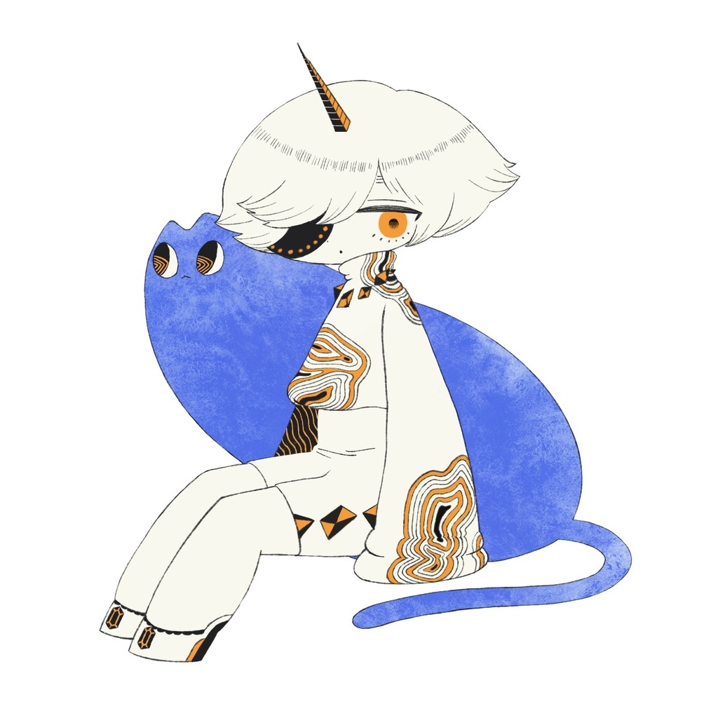 ユニコネコアクリルキーホルダー