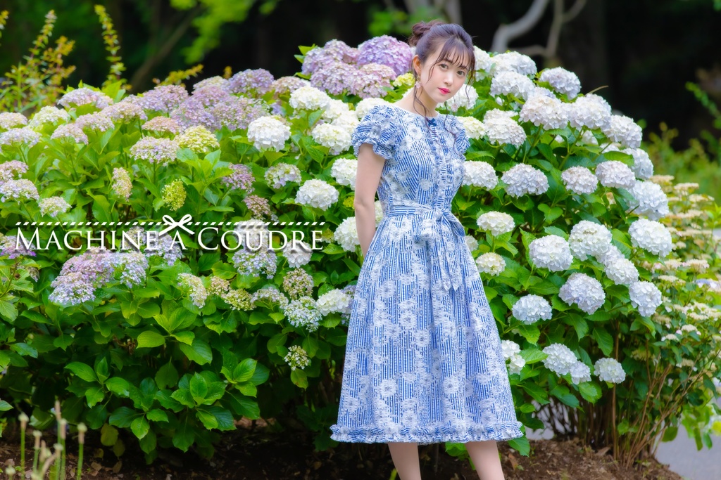 リップルストライプワンピース