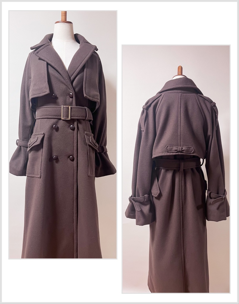 ウールトレンチコート