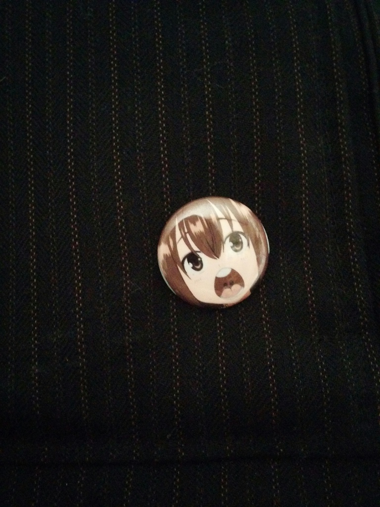 おおきなおくちの雪風缶バッジ