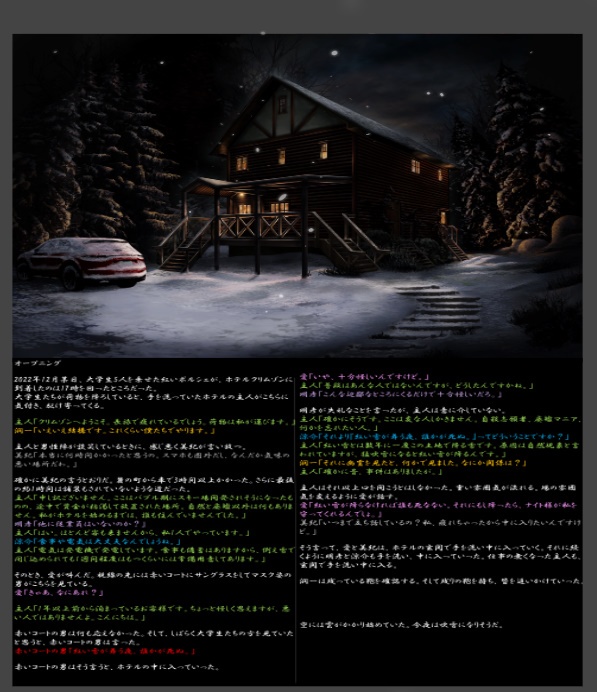 【公演チケット】マーダーミステリー 紅く舞う