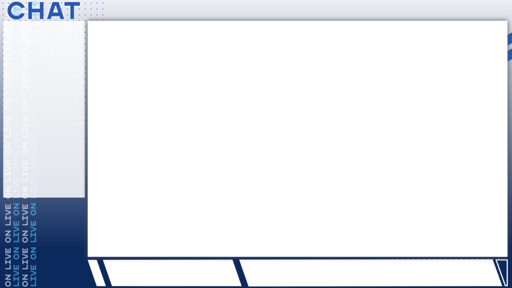 【配信素材】ゲーム実況ライブ配信用オーバーレイ