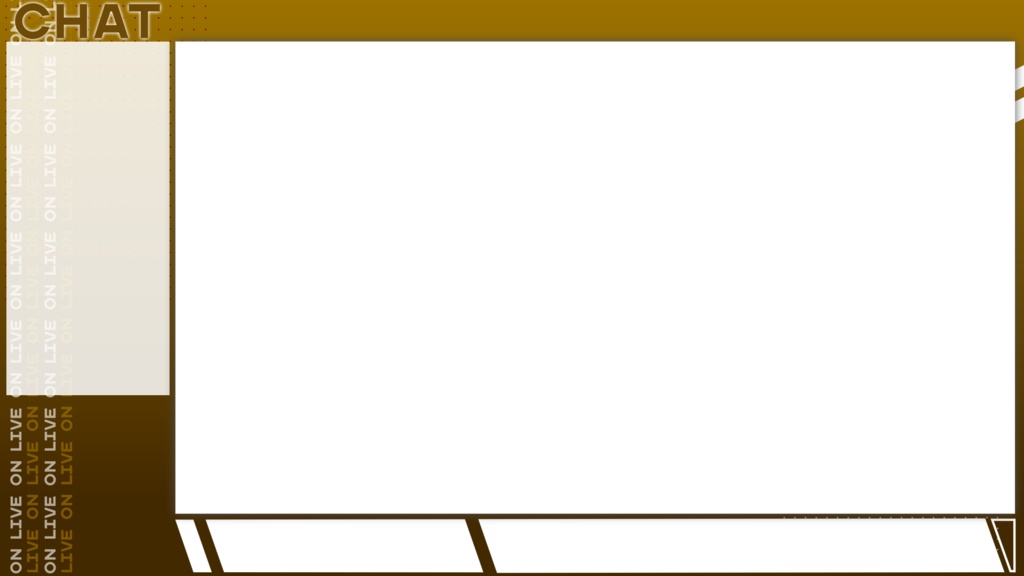 【配信素材】ゲーム実況ライブ配信用オーバーレイ