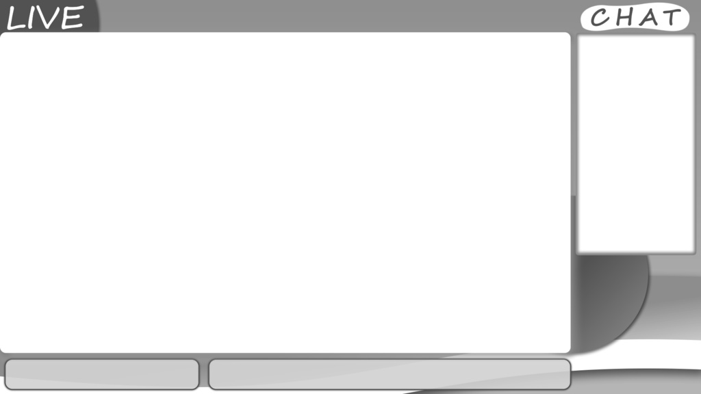 ゲーム実況 配信用オーバーレイ