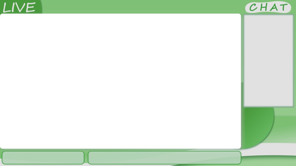 ゲーム実況 配信用オーバーレイ
