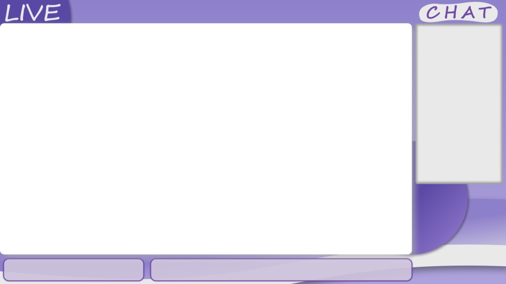 ゲーム実況 配信用オーバーレイ