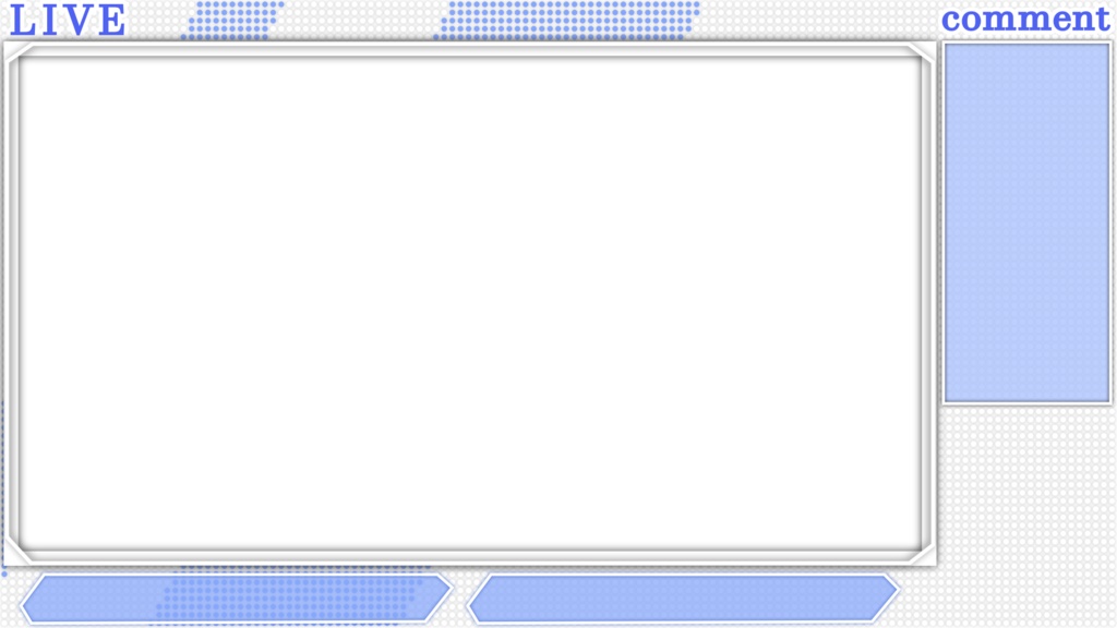 ゲーム実況 配信用オーバーレイ