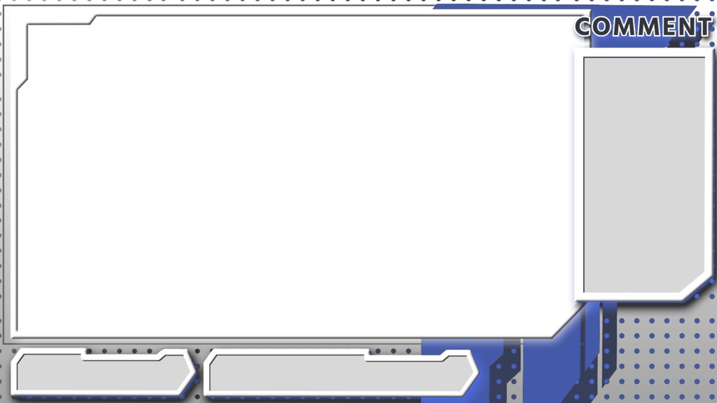 ≪4カラー≫ゲーム実況 配信用オーバーレイ