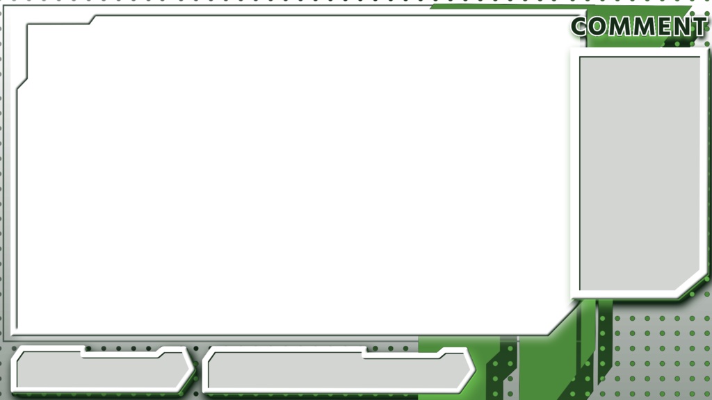 ≪4カラー≫ゲーム実況 配信用オーバーレイ