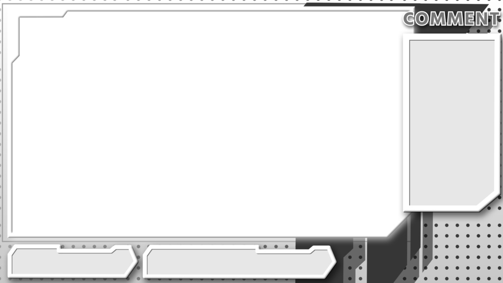 ≪4カラー≫ゲーム実況 配信用オーバーレイ