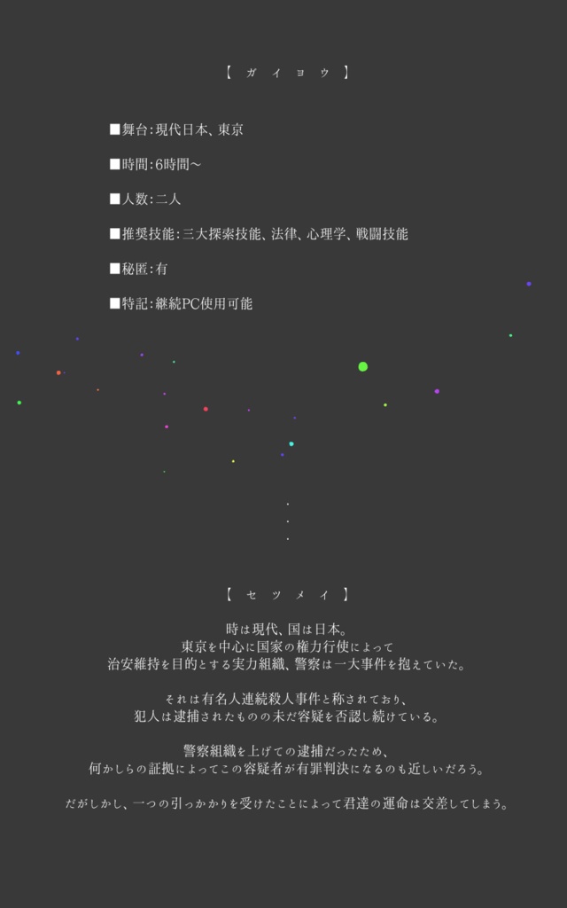 【CoCシナリオ】天王星のパラドックス