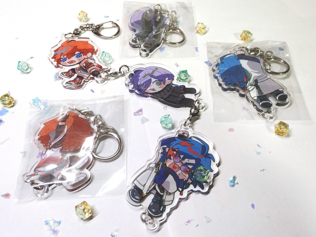 すくみ繋がるアクキー