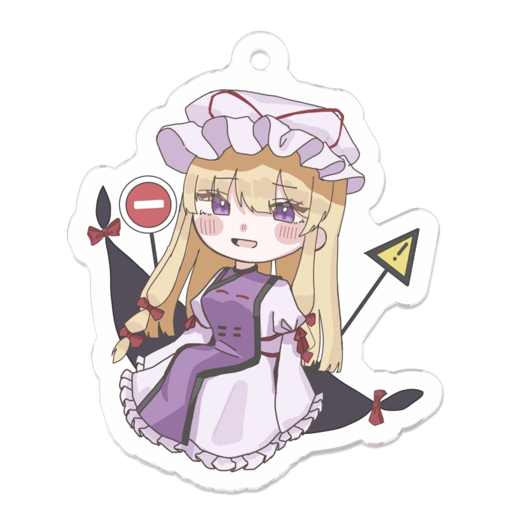 紫さんアクキー